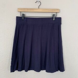 Boden Women's‎ Size 10R Navy Jersey Knit Pull On Skirt R0281